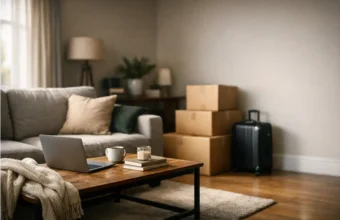 A furnished flat ready for a monthly renter