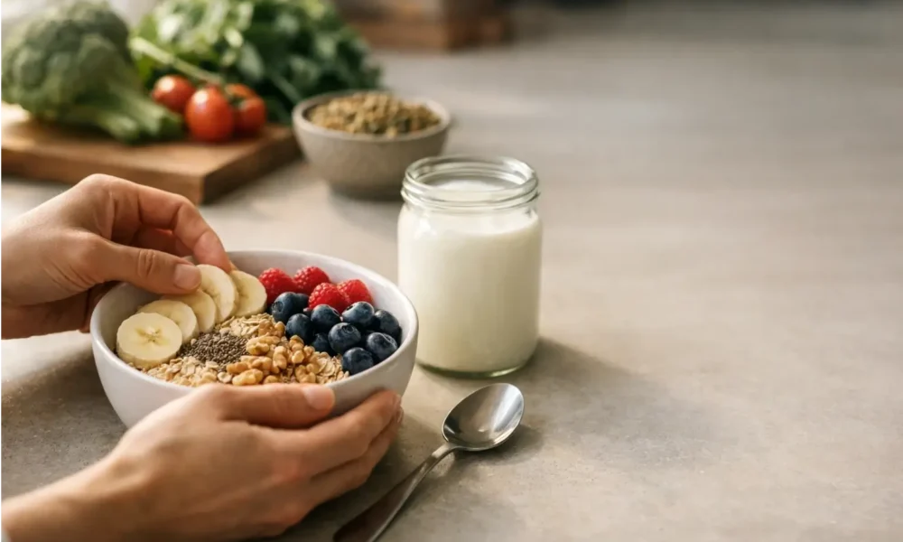 Fiber-rich breakfast foods that support gut and mood health