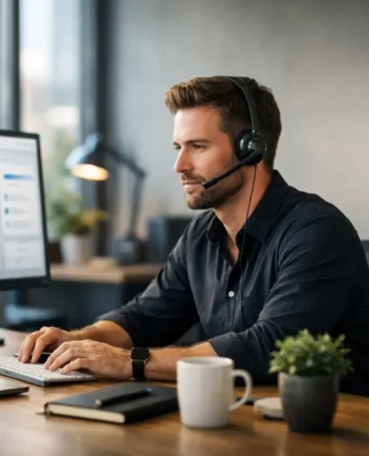 Outsourced call center setup for a growing business