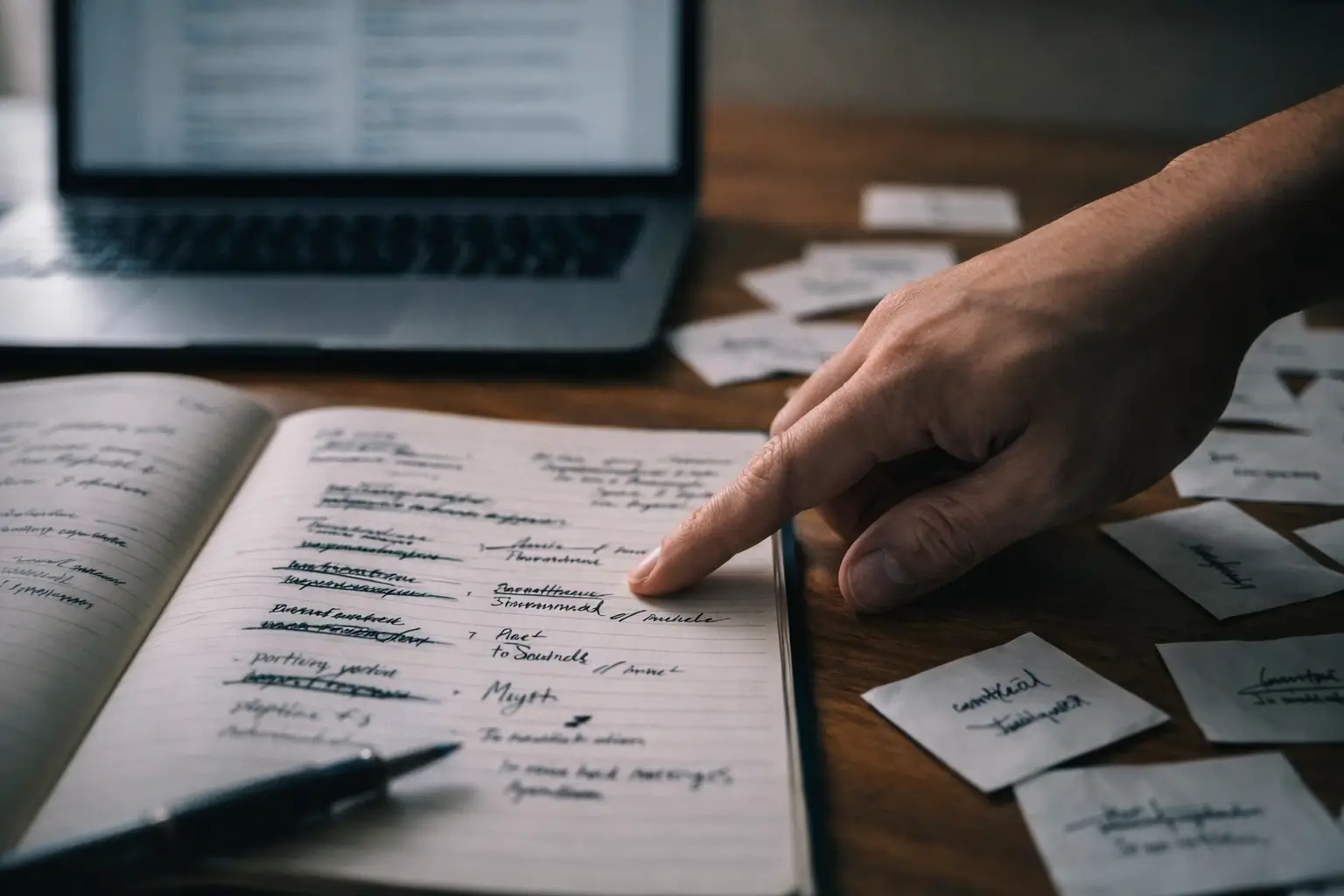 Close-up of papers showing çeirir myth checking