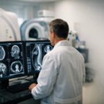 Modern diagnostic imaging room for diag image article