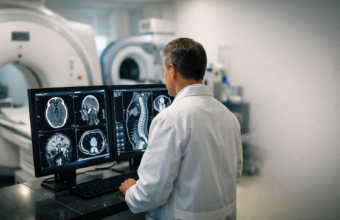 Modern diagnostic imaging room for diag image article