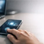 Phone unlocking with fingerprint for passkey sign-in