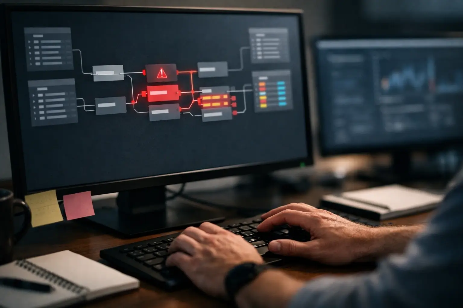 Engineer reviewing column mapping and pipeline settings