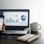 Phone and laptop showing a billing descriptor issue that can lead to friendly fraud chargebacks