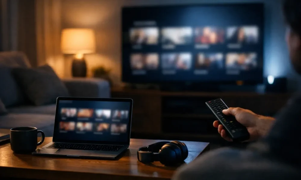 Home media setup for a streemaus article