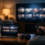 Home media setup for a streemaus article