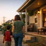 Who Is Dwayne Michael Turner? Lil Wayne’s Biological Father Explained Mother and child walking to a New Orleans home at sunset