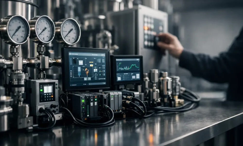 Smart automation system with sensors and control panel