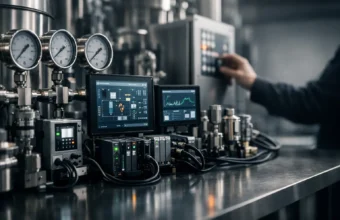 Smart automation system with sensors and control panel